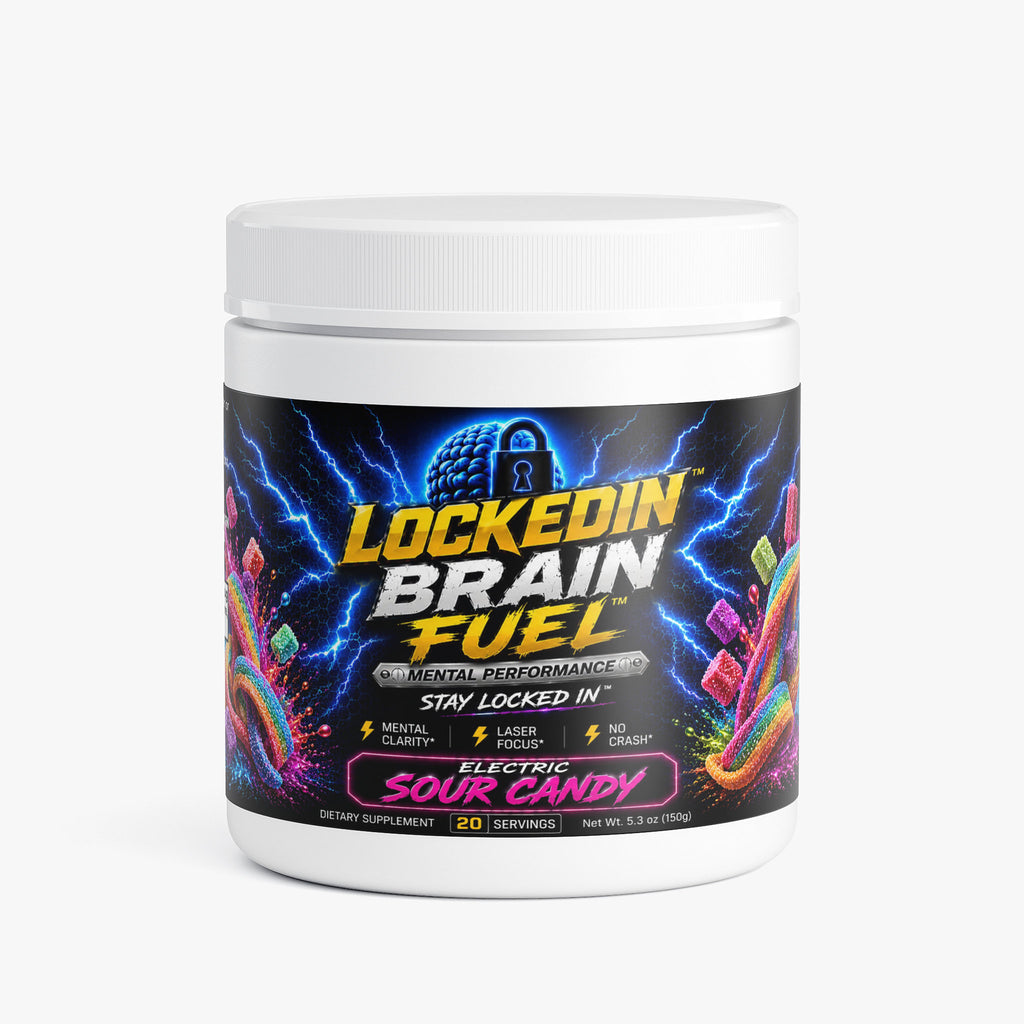 Locked In Brain Fuel Electric Sour Candy
